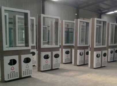 内蒙呼伦贝尔广告垃圾箱