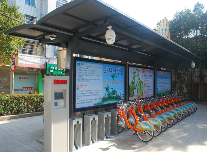 公共自行车棚JB-016